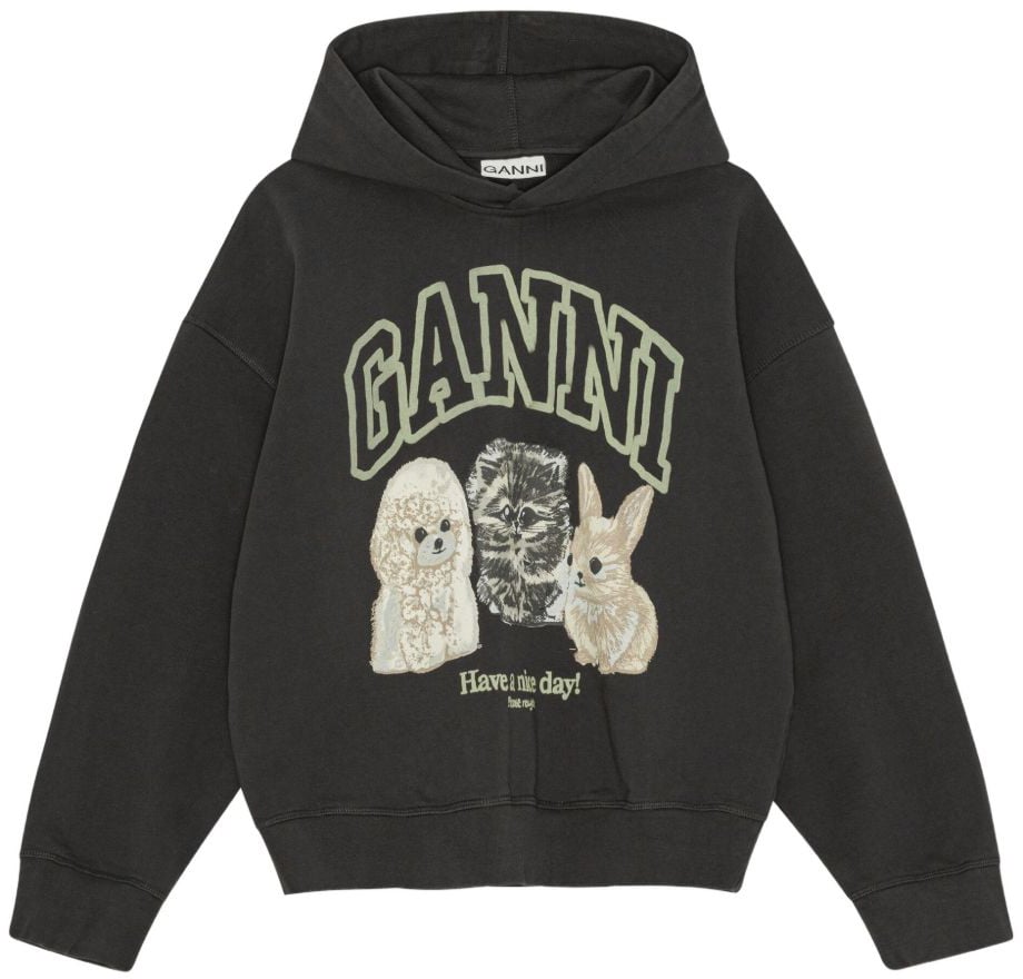 Ganni Sweaters Grey Grijs