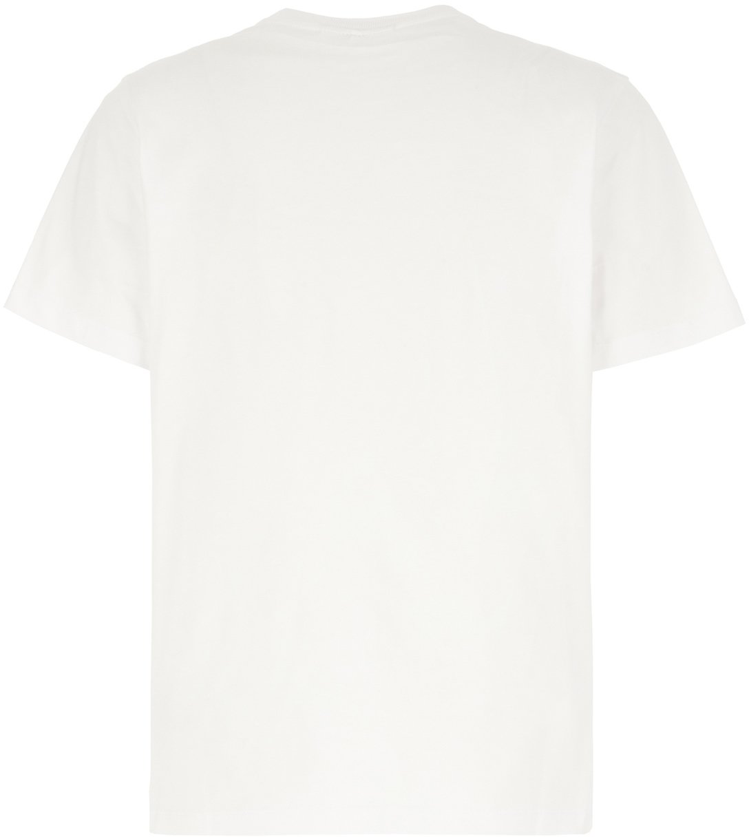 Ganni Ganni White cotton t-shirt Wit