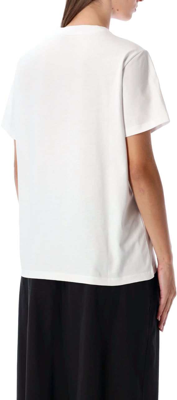 Ganni Cat Tshirt Bianco Wit