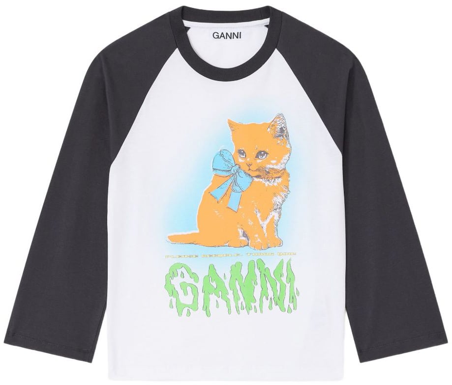 Ganni T-Shirts And Polos White Wit