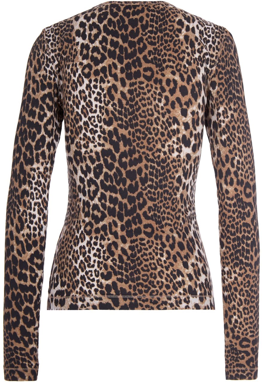 Ganni T-Shirts And Polos Brown Bruin