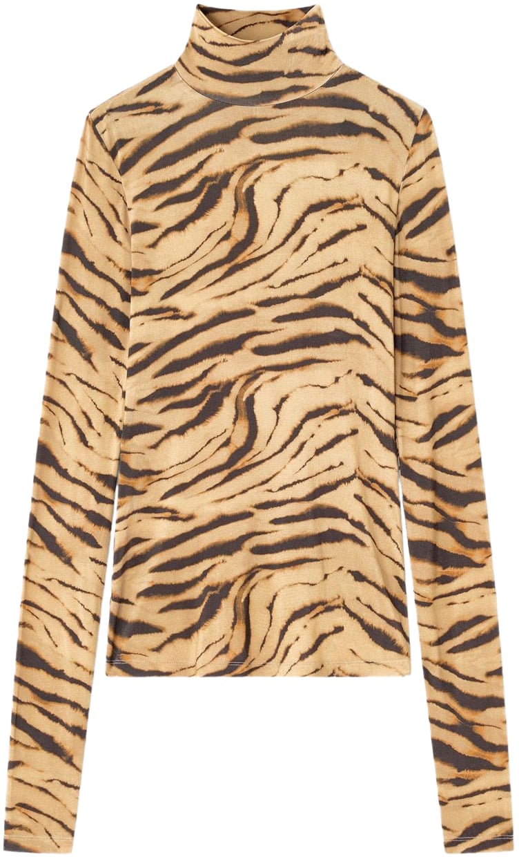 Ganni Sweaters Kaki Bruin