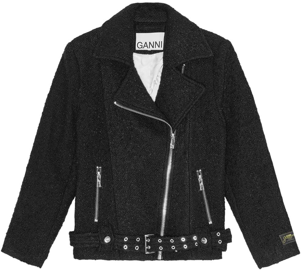 Ganni Jackets Black Zwart