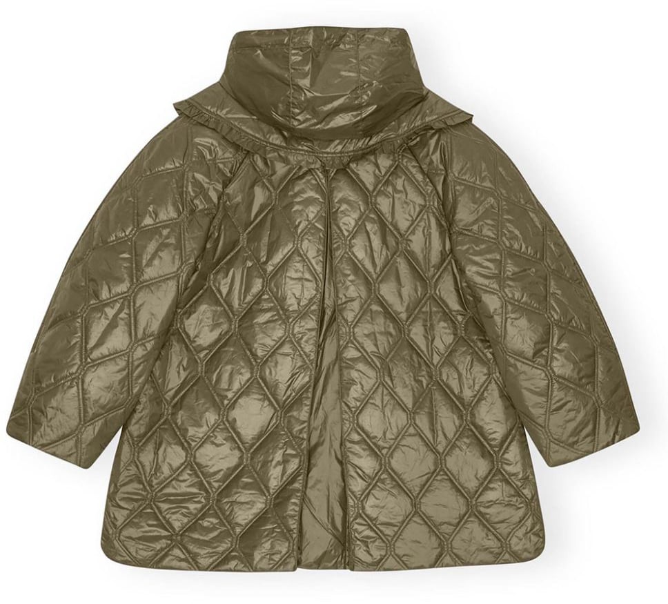 Ganni Jackets Kaki Bruin