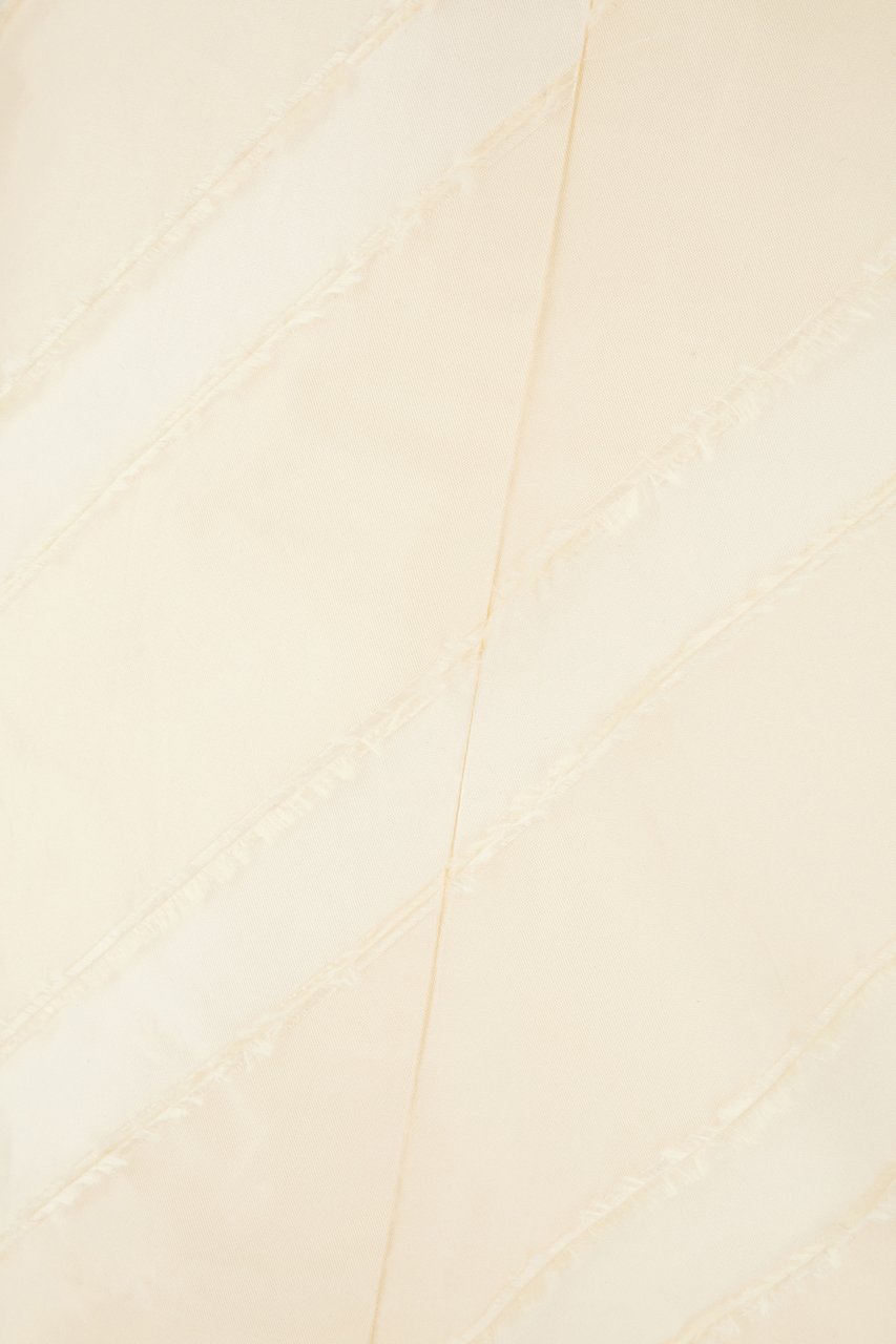 Ganni Ganni Cream polyester dress Geel