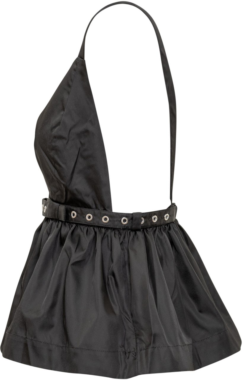 Ganni Top Duchesse Zwart