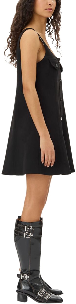 Ganni Dresses Black Zwart