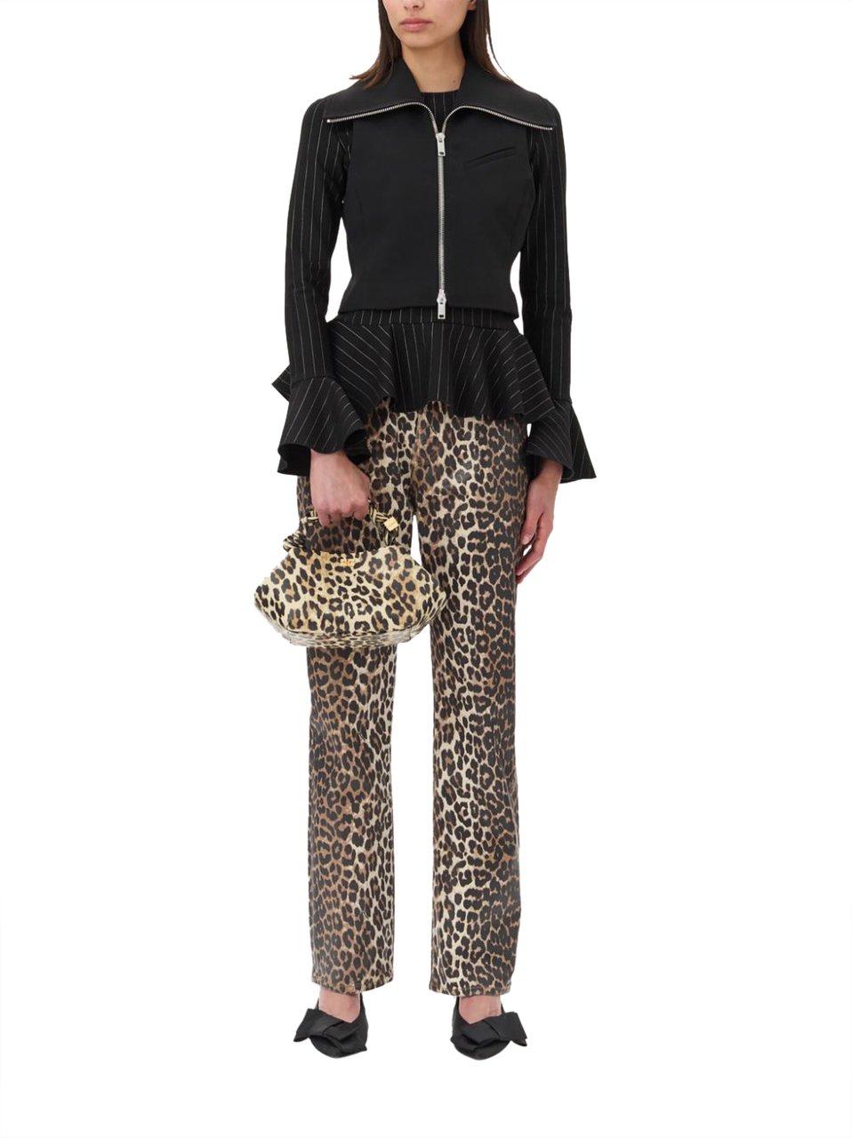 Ganni Sweaters Black Zwart