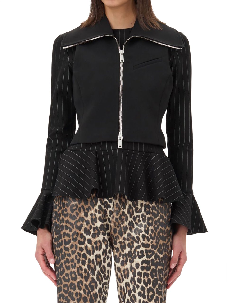 Ganni Sweaters Black Zwart