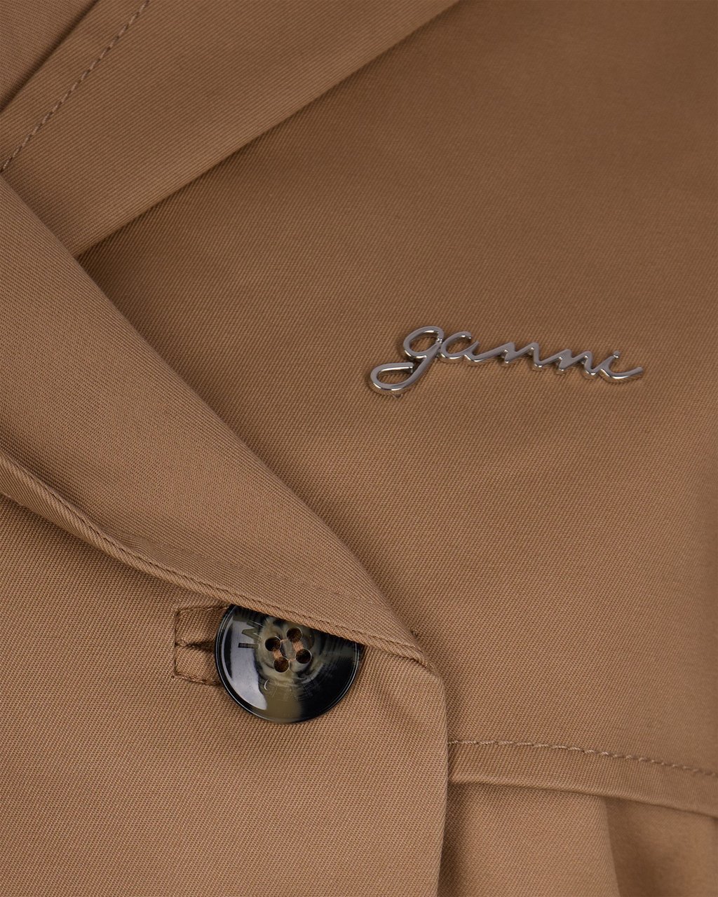 Ganni Coats Tigers Eye Dierenprint