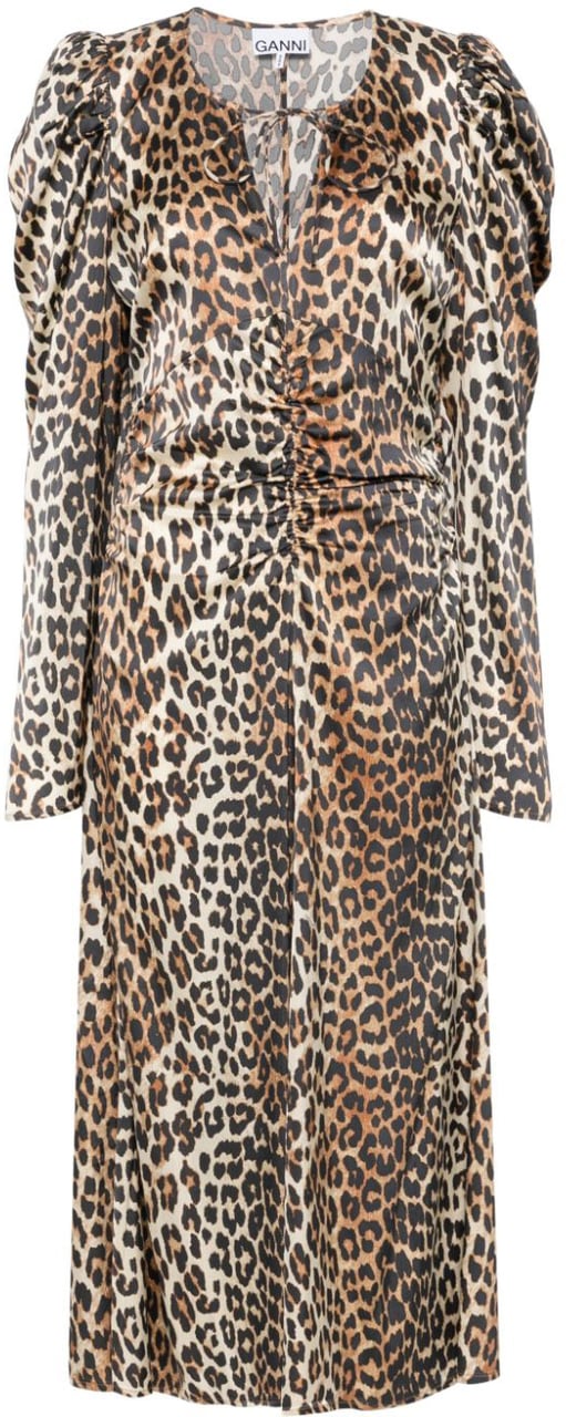 Ganni Dresses Brown Bruin