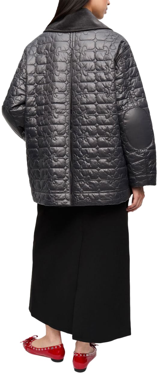 Ganni Jackets Grey Grijs