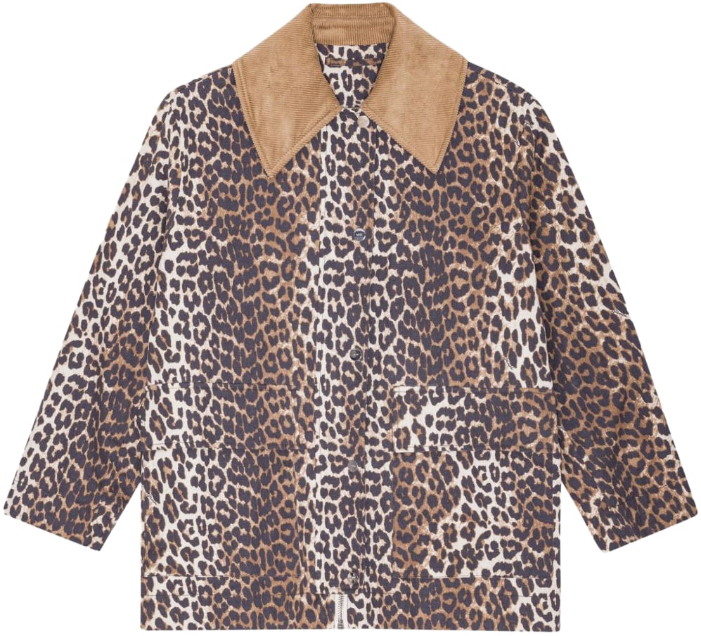 Ganni Jackets Brown Bruin