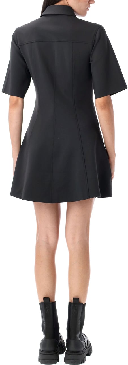 Ganni Scuba Mini Dress Phantom Divers