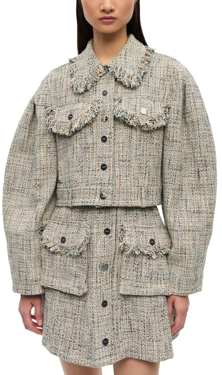 Ganni Jackets Beige Beige