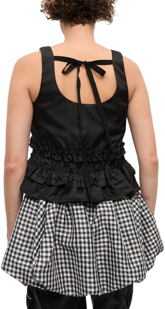 Ganni Top Black Zwart