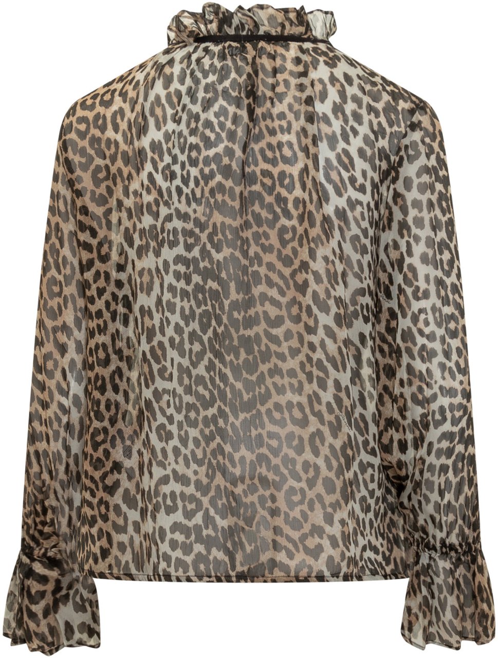 Ganni Camicia Animalier Ganni Bruin