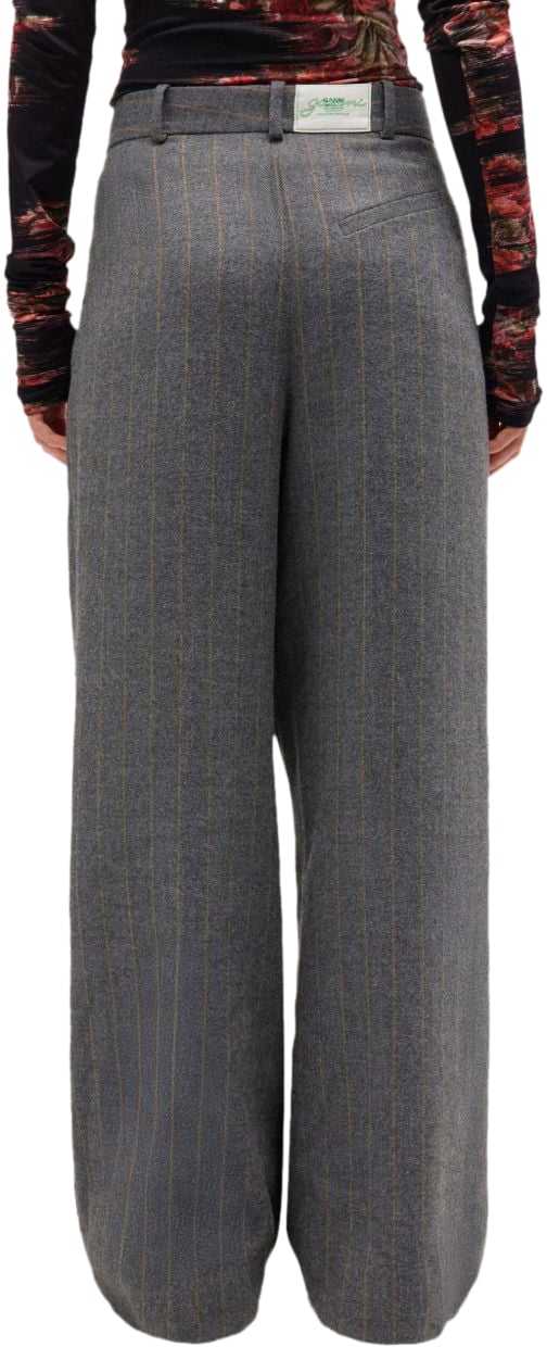Ganni Ganni Pantaloni Grigio Grijs