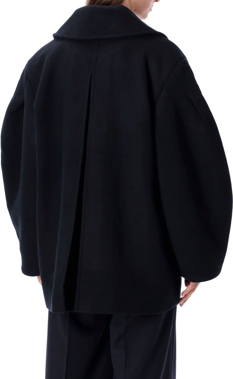 Ganni Peacoat Sky Capitan Blue Blauw