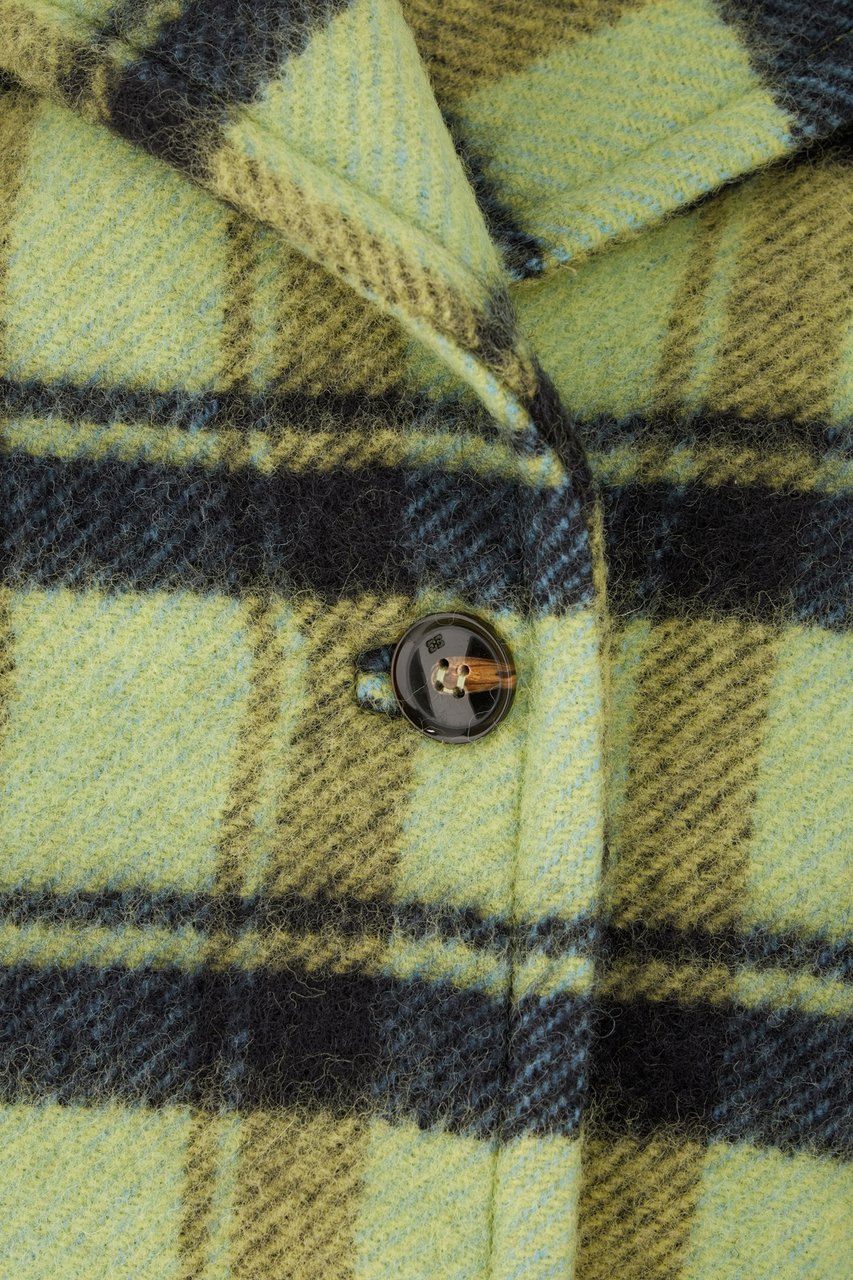 Ganni Ganni Printed wool jacket Divers