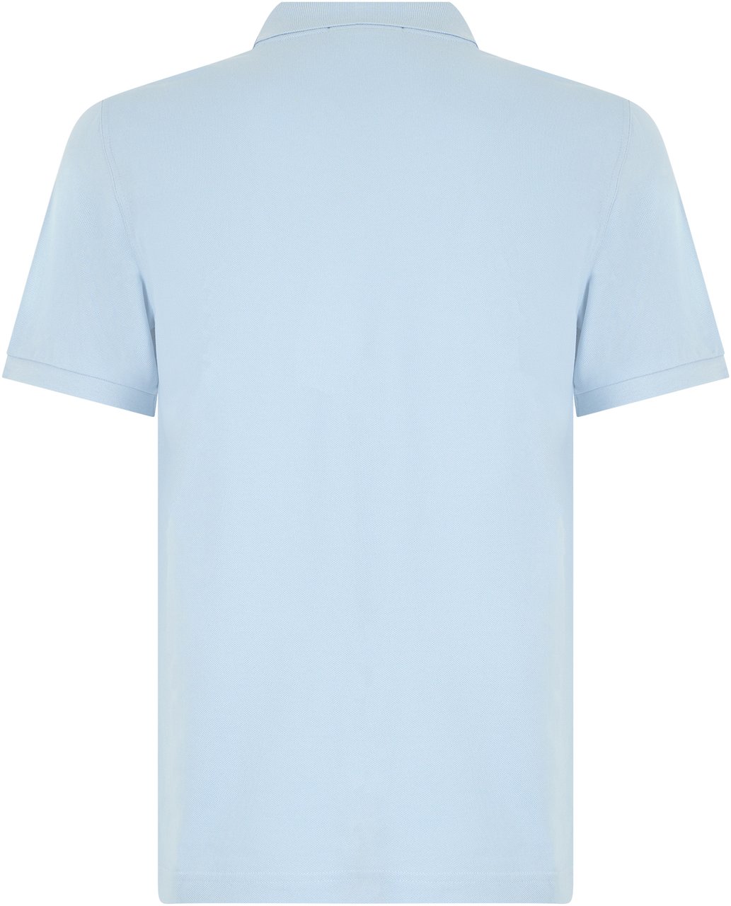 Gant Short-sleeve polo with logo Lichtblauw