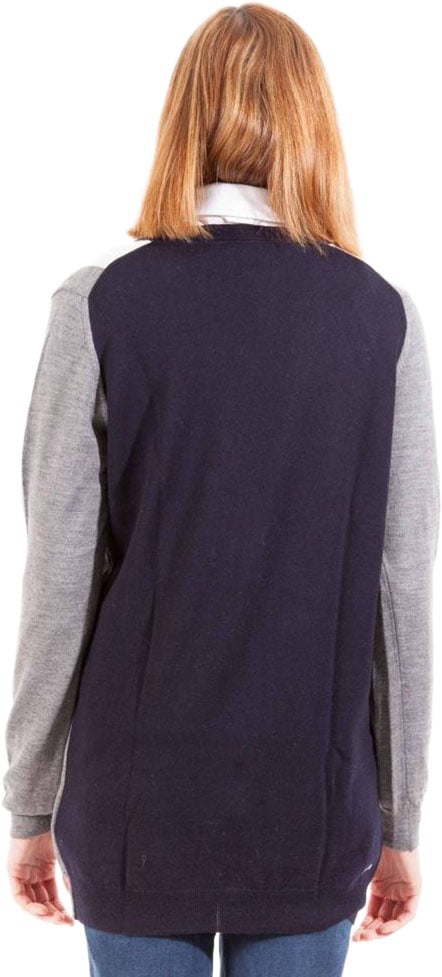 Gant Gant Grigio Wool Women Cardigan Grijs