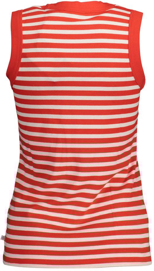 Gant Gant Red Organic Cotton Women Tank Top Rood