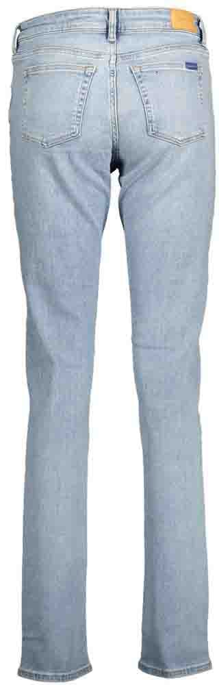 Gant Azzurro Organic Cotton Women Jeans Blauw