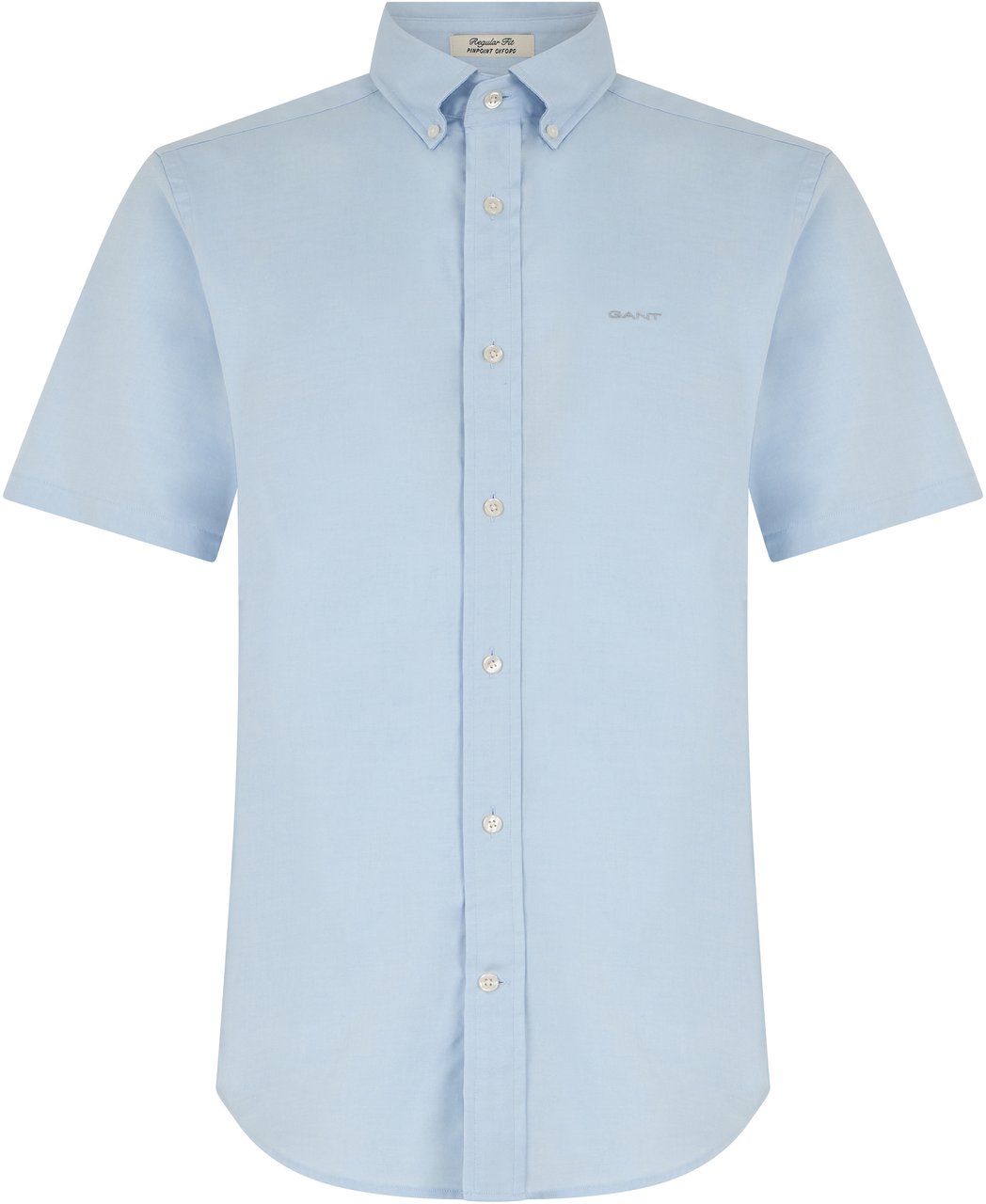 Gant Short Sleeve Shirt in cotton Lichtblauw