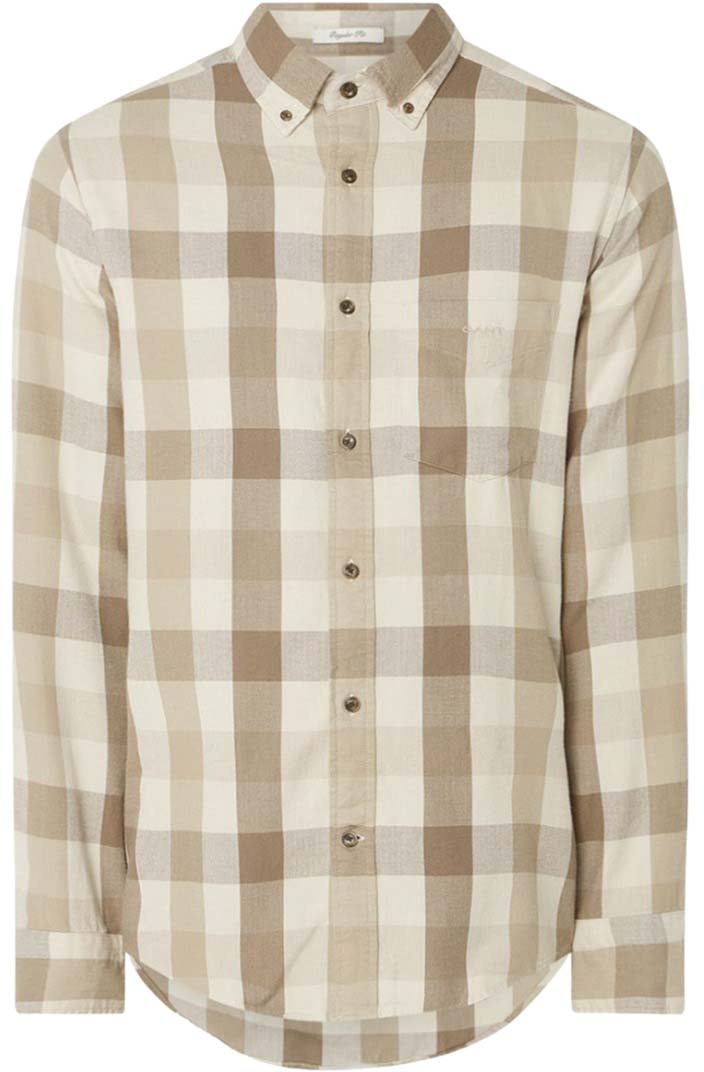 Gant Gant  Lange Mouw Overhemden Beige 3230200 204 Beige