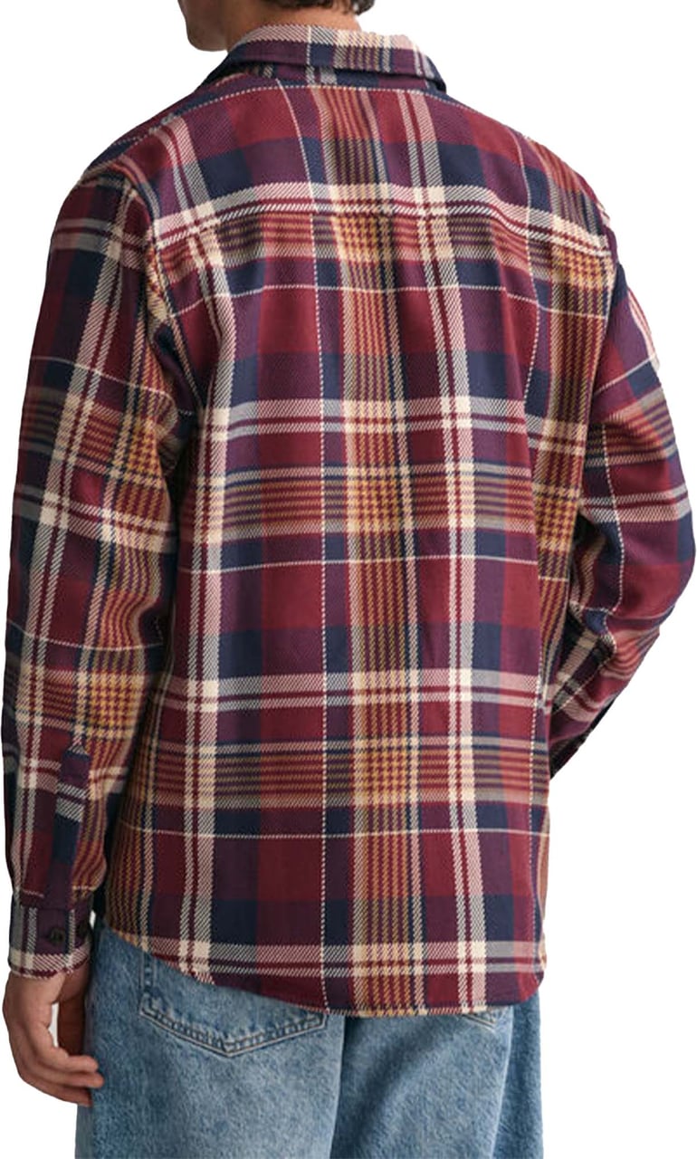 Gant Gant  Overshirts Bordeaux 3230203 644 Rood