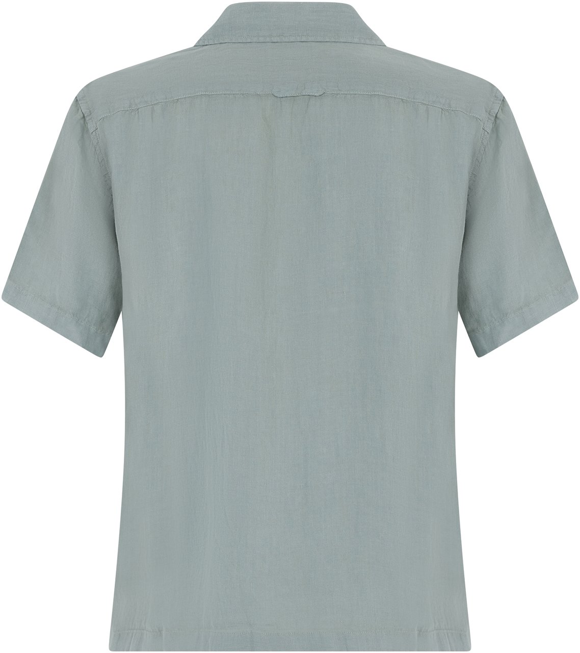 Gant Short-sleeved linen shirt Groen