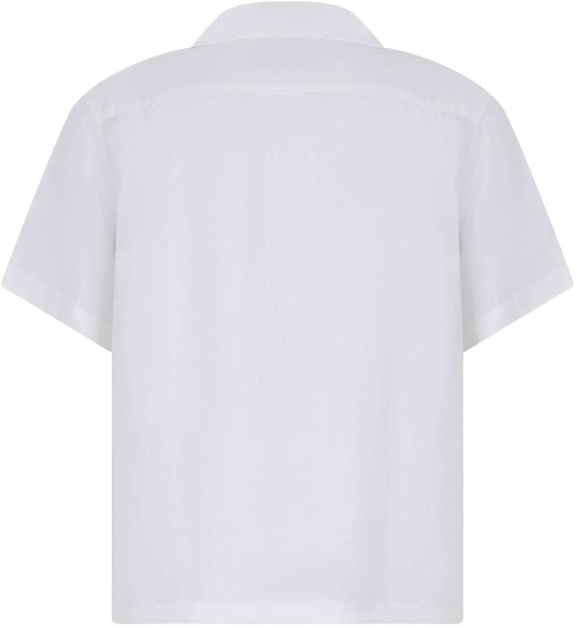 Gant Linen short-sleeve shirt Wit