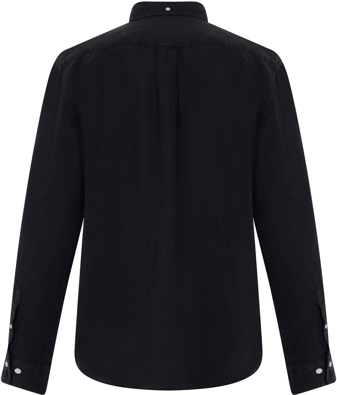 Gant Long sleeve linen shirt Zwart