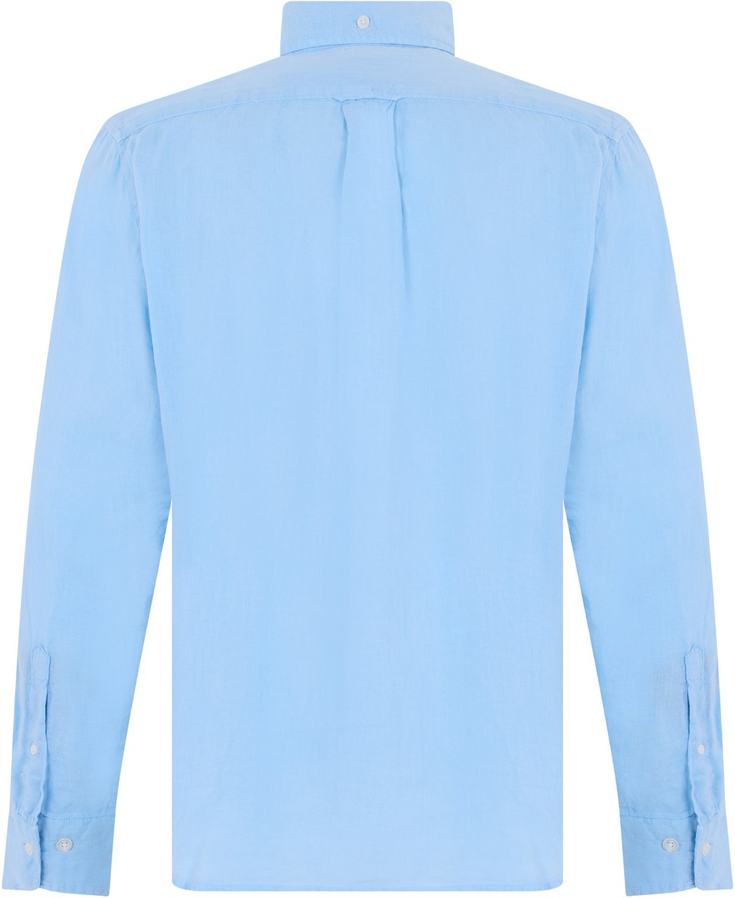 Gant Long sleeve linen shirt Lichtblauw