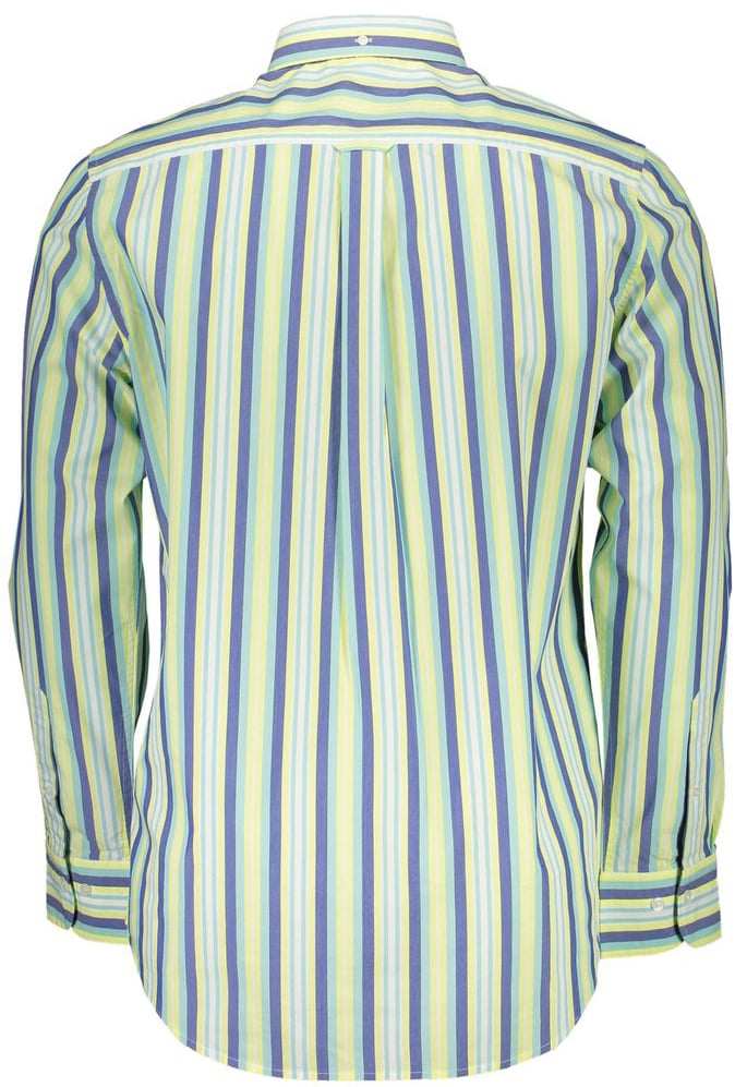 Gant Yellow Cotton Men Shirt Geel