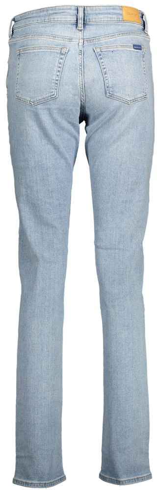 Gant Azzurro Organic Cotton Women Jeans Blauw