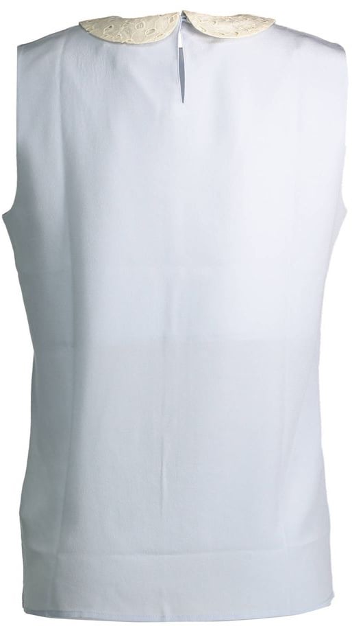 Gant Gant Azzurro Seta Women T-Shirt Blauw