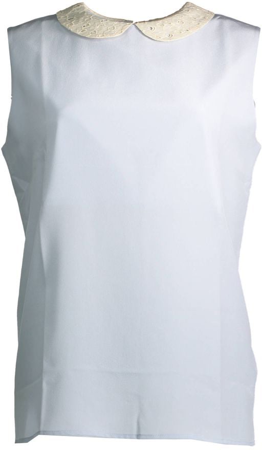 Gant Gant Azzurro Seta Women T-Shirt Blauw