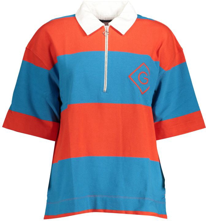 Gant Gant Rosso Organic Cotton Women Polo Rood