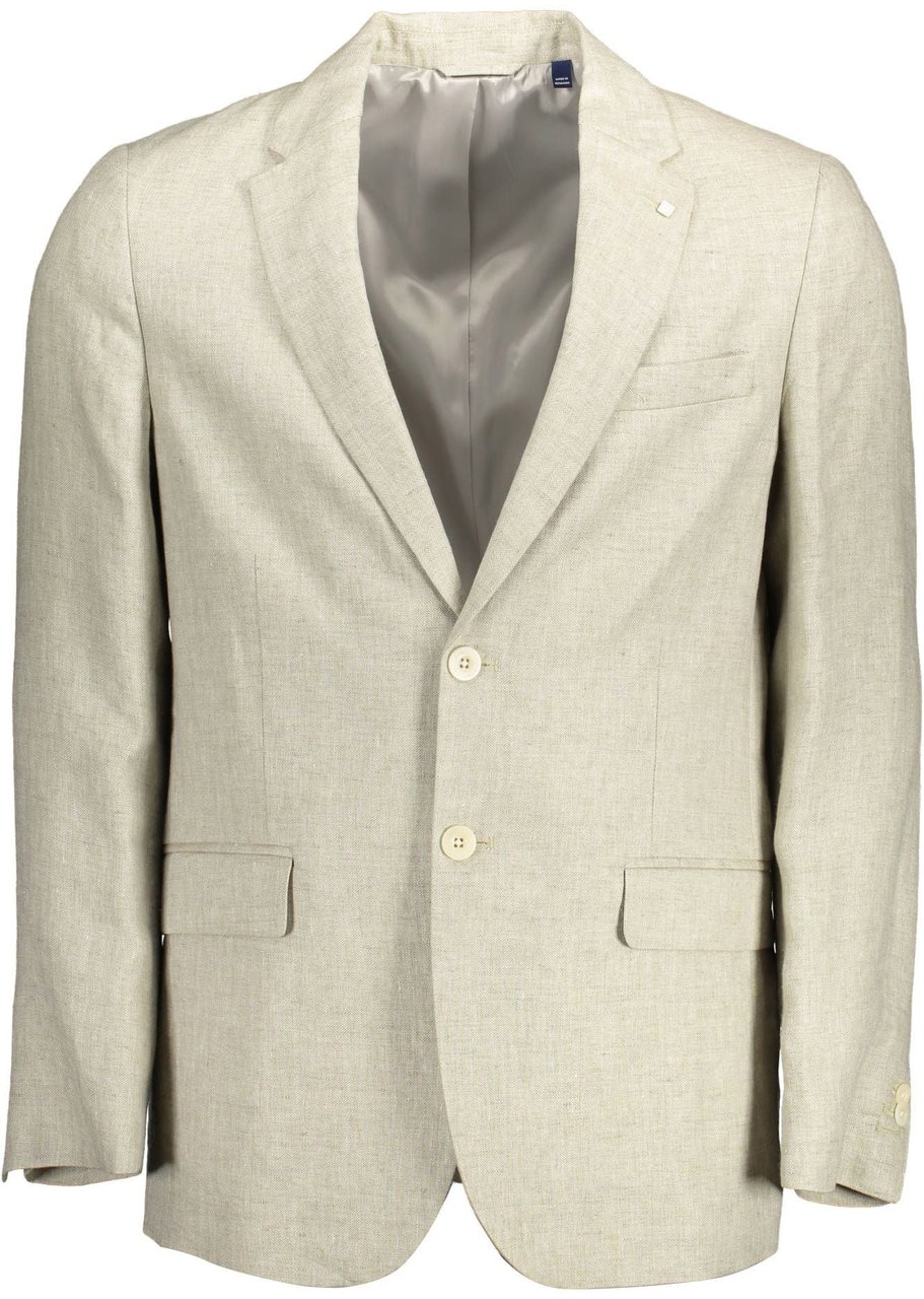 Gant Beige Linen Blazer Jacket Beige