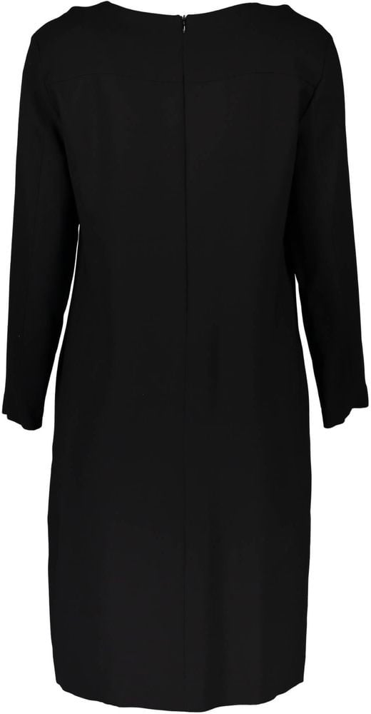 Gant Black Viscosa Women's Dress Zwart