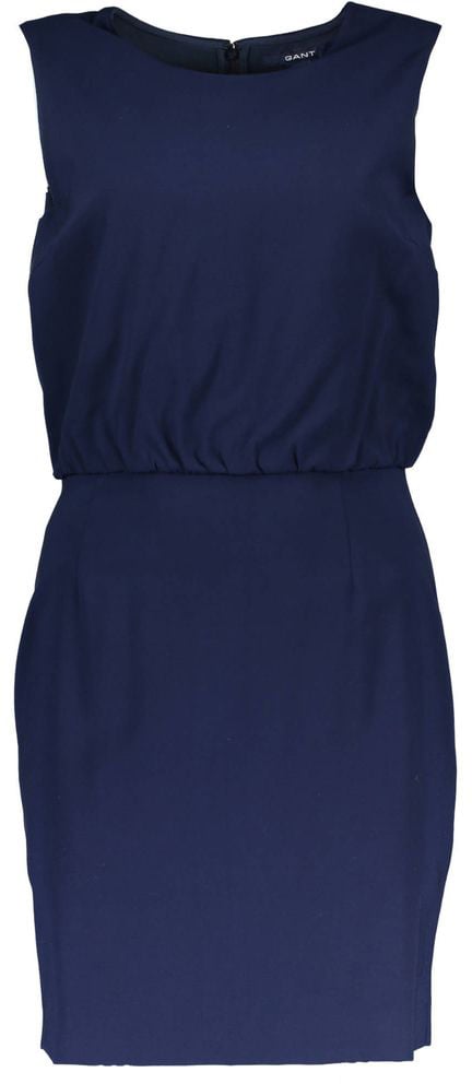 Gant Gant Blue Viscose Women Dress Blauw