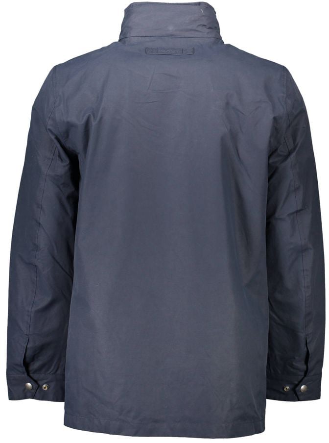 Gant Gant Blu Polyester Men's Jacket Blauw