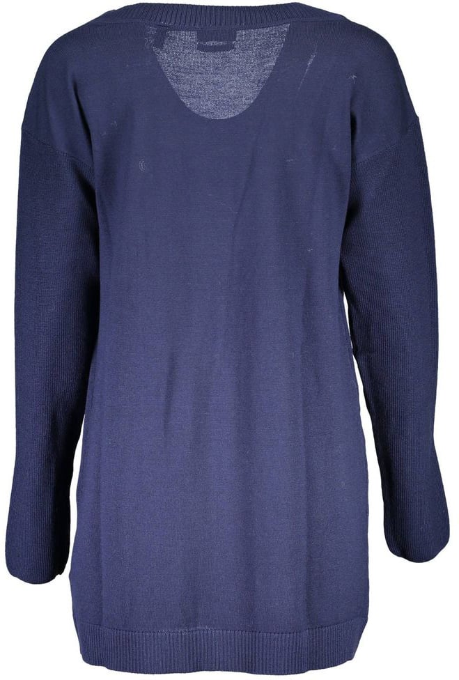 Gant Gant Blu Wool Womens Cardigan Blauw