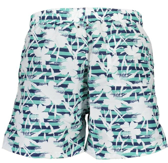 Gant Verde Polyester Men Swim Trunk Groen