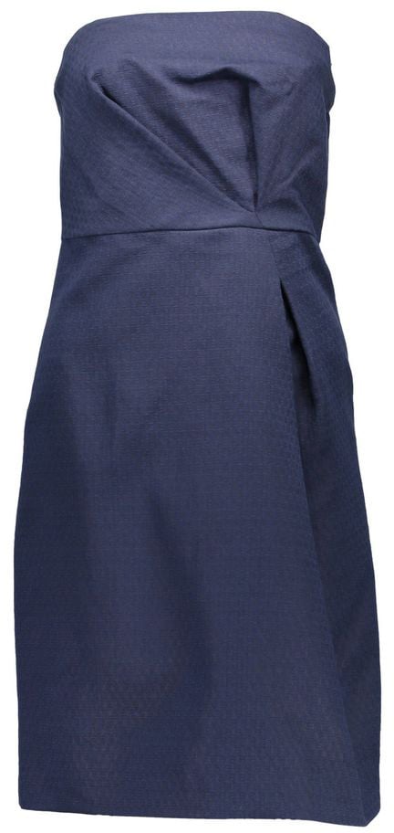 Gant Gant Blue Cotton Women Dress Blauw