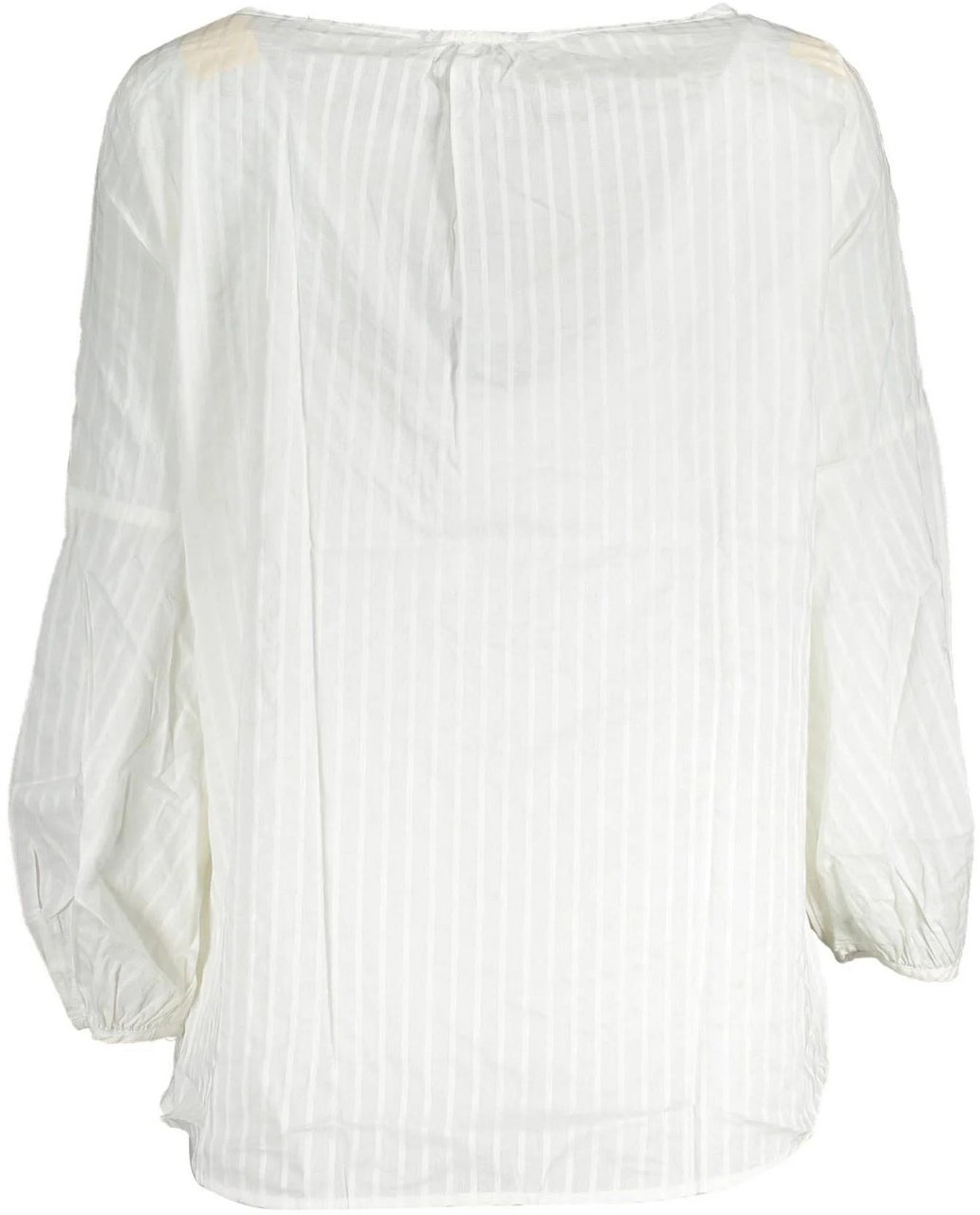 Gant White Cotton Blouse Wit