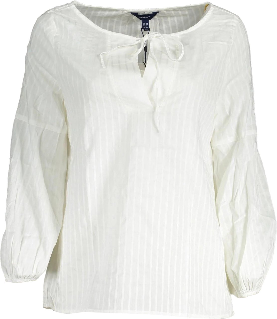 Gant White Cotton Blouse Wit