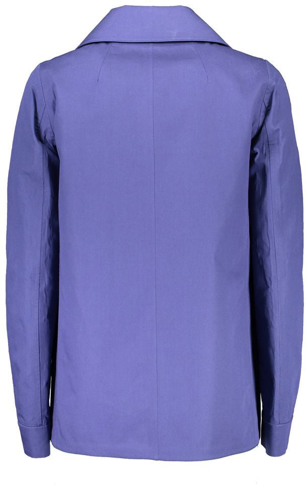 Gant Gant Blue Cotton Women Coat Jacket Blauw